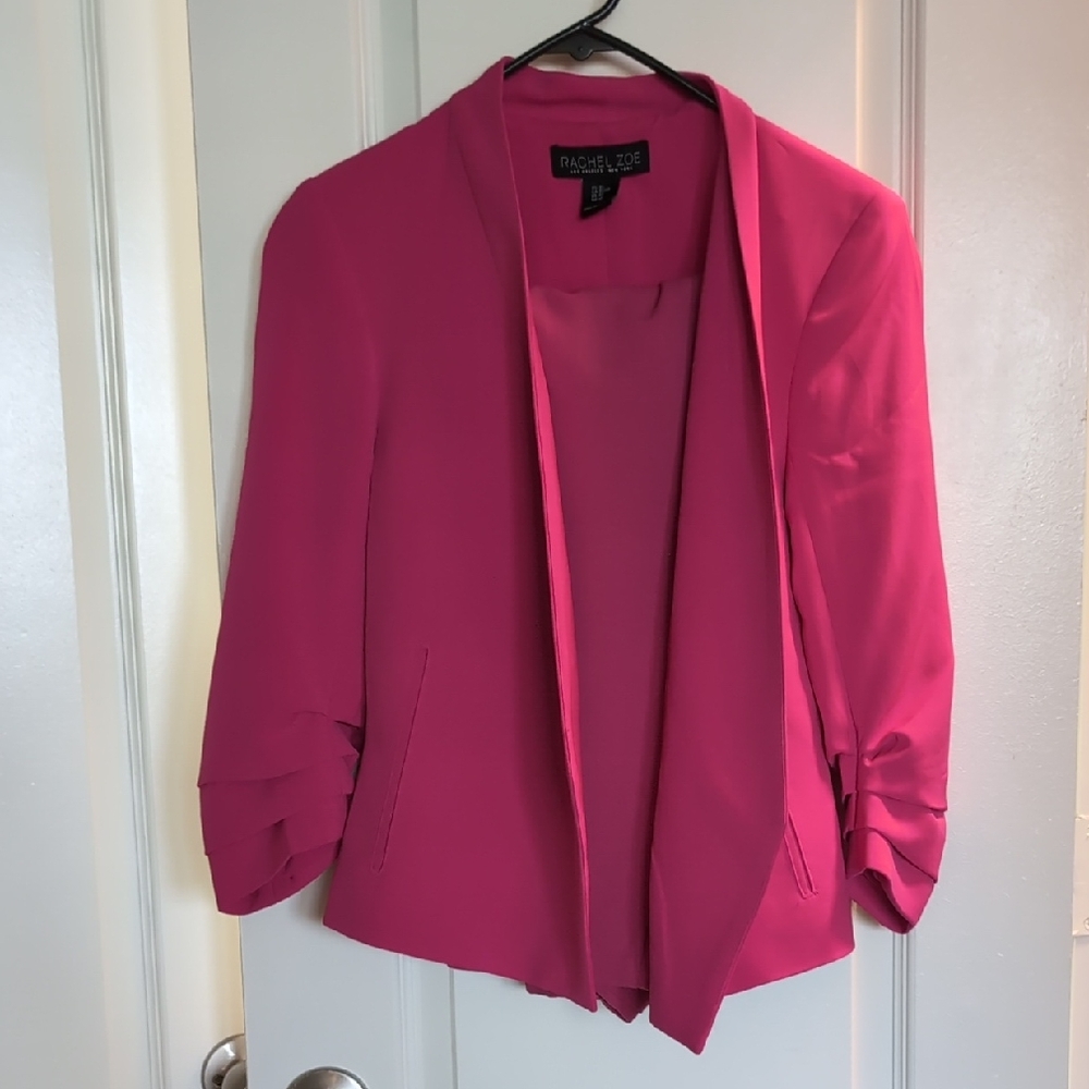 Rachel Zoe Pink Tailored Blazer Suit Jacket